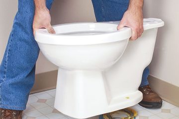 how to properly remove an old toilet seat